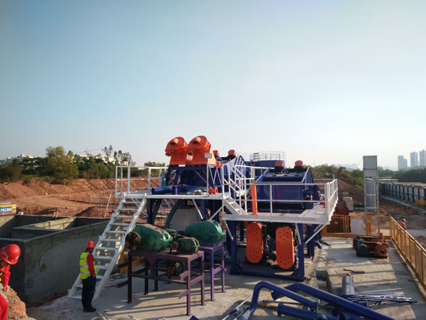 mud purification treatment system mud purification treatment system